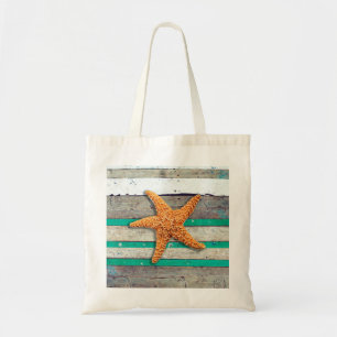 Beach Theme Starfish Wedding rustikal Tragetasche