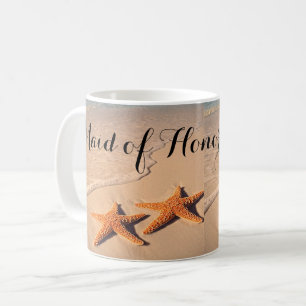Beach Theme Trauzeugin Geschenk Kaffee Tasse, Cup Kaffeetasse
