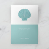 Beach Theme Vielen Dank Karten (Innenseite)