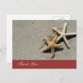 Beach Theme Vielen Dank Postkarten (Vorne/Hinten)