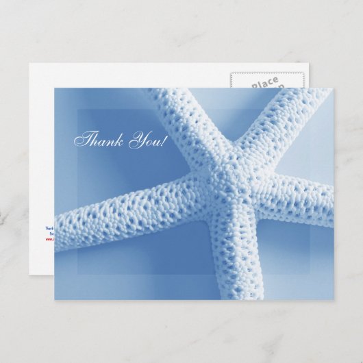 Beach Theme Vielen Dank Postkarten (Vorne/Hinten)