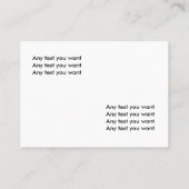 Beach Theme Visitenkarte (Rückseite)