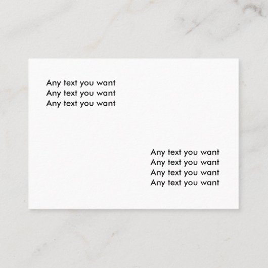 Beach Theme Visitenkarte (Rückseite)