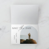 Beach Theme Wedding Invitation Card - individuell  Karte (Innenseite)