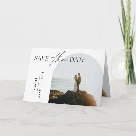 Beach Theme Wedding Invitation Card - individuell  Karte (Vorderseite)