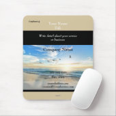 Beach Theme Werbemousepad HAMbyWG Mousepad (Mit Mouse)