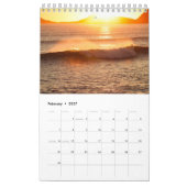 Beach Themed Ocean Foto Geschenk Kalender (Feb 2027)