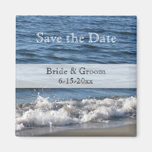 Beach Themed Speichern Sie die Datumsmagnete - Str Magnet