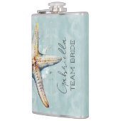 Beach Themed Team Bridge Flachmann (Links)