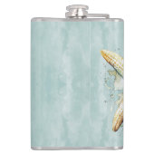 Beach Themed Team Bridge Flachmann (Rückseite)