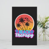 Beach Therapy-18920 Briefpapier (Stehend Vorderseite)
