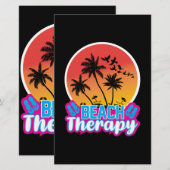 Beach Therapy-18920 Briefpapier (Vorne/Hinten)