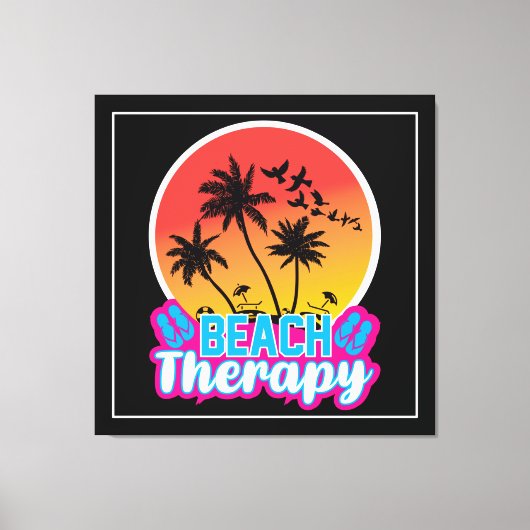 Beach Therapy-18920 Leinwanddruck (Vorderseite)