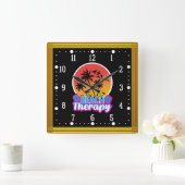 Beach Therapy-18920 Quadratische Wanduhr (Zuhause)