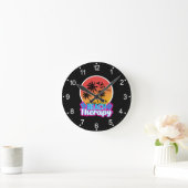 Beach Therapy-18920 Runde Wanduhr (Zuhause)