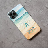 Beach Therapy I Ocean Summer Vibes Monogram Case-Mate iPhone Hülle