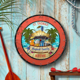 Beach Tiki Bar Dart Board Dartscheibe