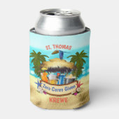 Beach Tiki Bar Dosenkühler (Kanne Vorderseite)