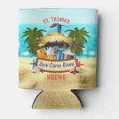 Beach Tiki Bar Dosenkühler (Vorderseite)