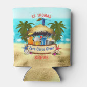 Beach Tiki Bar Dosenkühler (Rückseite)