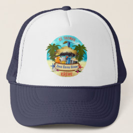 Beach Tiki Bar Trucker Hat Truckerkappe