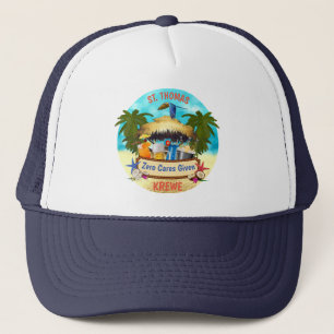 Beach Tiki Bar Trucker Hat Truckerkappe