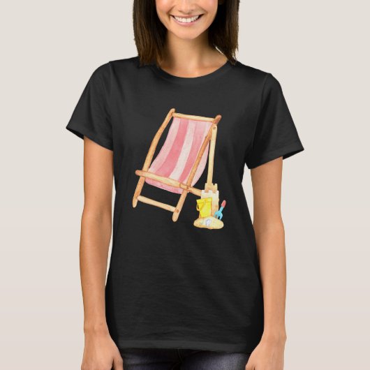 BEACH TIME Classic beach chair T-Shirt (Vorderseite)