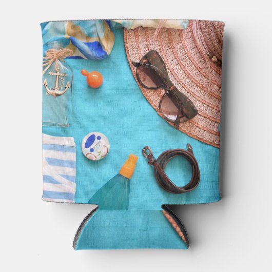 Beach Time Foam Dosenkühler (Vorderseite)