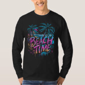Beach Time - Graffiti Spirit Long T-Shirt (Vorderseite)
