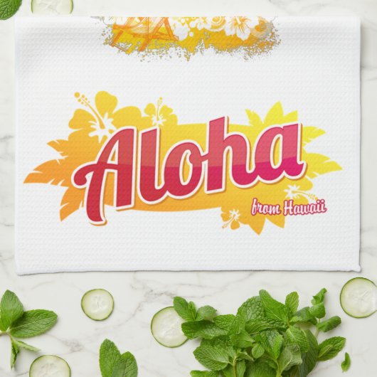 Beach Time Hawaii Handtuch (Gefaltet)