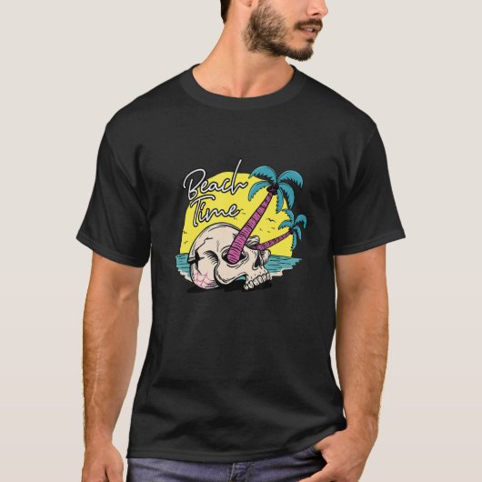 Beach Time Island Beach T-Shirt (Vorderseite)
