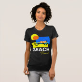 Beach Time lustig anpassbar T-Shirt (Vorne ganz)