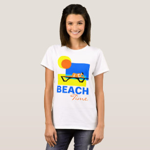 Beach Time lustig anpassbar T-Shirt