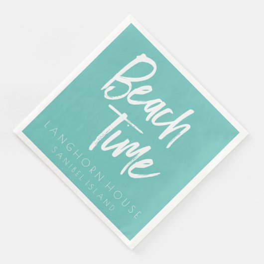 Beach Time Party Serviette (Ecke)