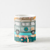 Beach Time Retro Van Vibes Verwandlungstasse (Mittel)
