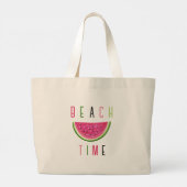 Beach Time Tote Bag Jumbo Stoffbeutel (Rückseite)