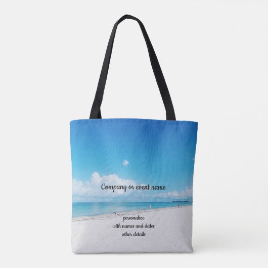 Beach Time Tote Bag Tasche (Rückseite)
