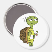 Beach Tortoise Magnet (Vorderseite/Rückseite)