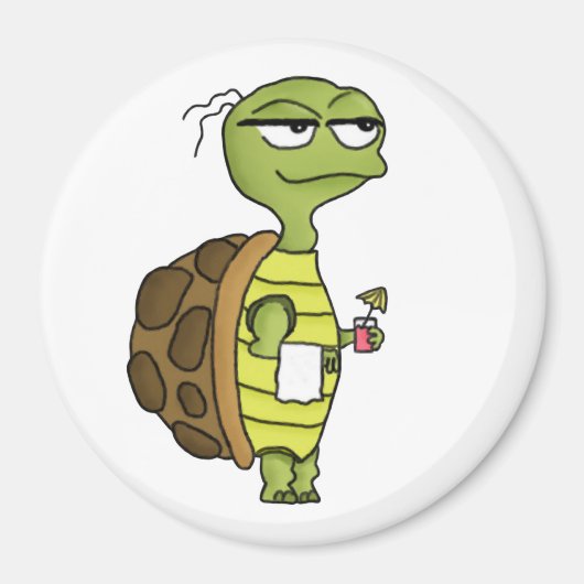 Beach Tortoise Magnet (Vorne)