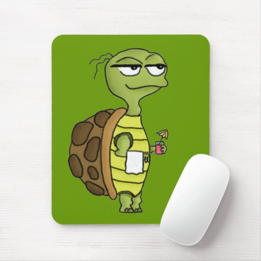 Beach Tortoise Mousepad (Mit Mouse)