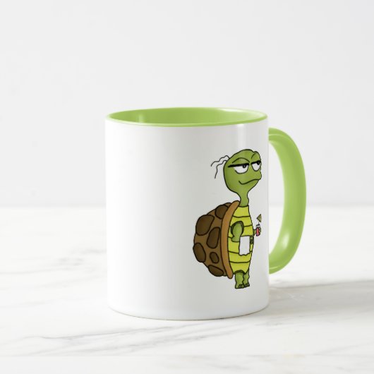 Beach Tortoise Tasse (VorderseiteRechts)