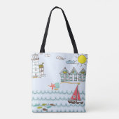 Beach Tote Bag Tasche (Rückseite)