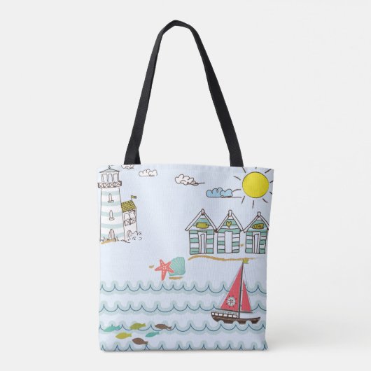 Beach Tote Bag Tasche (Rückseite)