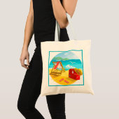 Beach Tote Bag Tragetasche (Vorderseite (Produkt))