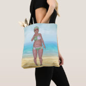 Beach Tote Tasche mit lustiger Badebekleidung (Von Nahem)
