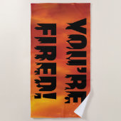 BEACH TOWEL - DU BIST VERANTWORTLICH! STRANDTUCH (Vorderseite)