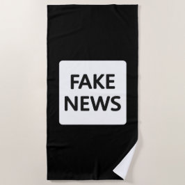 BEACH TOWEL - FAKE NEWS STRANDTUCH