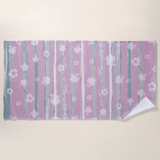 Beach Towel – Gingham Orchard Strandtuch (Vorderseite)