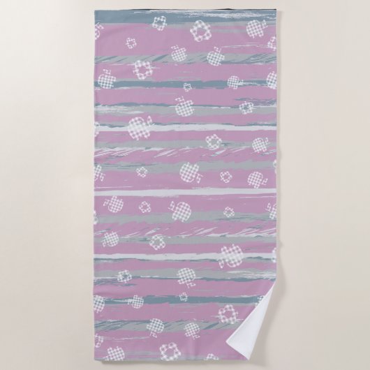 Beach Towel – Gingham Orchard Strandtuch (Vorderseite)