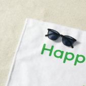 Beach Towel Happy St. Patrick's Day Rabbit Strandtuch (Beispiel)